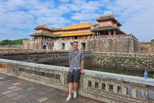 Michel in Hue, Vietnam Michel in Hue, Vietnam