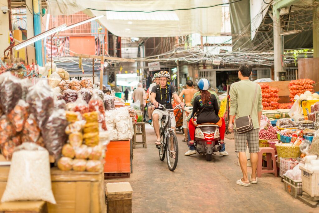 Thailand Bangkok Bicycle tour market